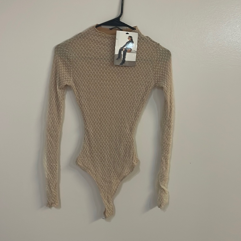 Naked wardrobe high neck bodysuit